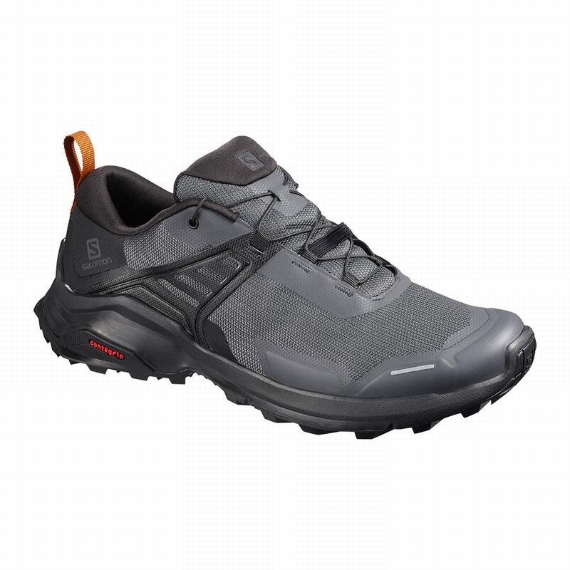 SALOMON X RAISE Philippines - Men's Hiking Shoes - Dark Blue/Black | 938076-TBA